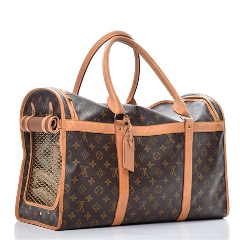 dog bag lv|louis vuitton dog carrier 50.